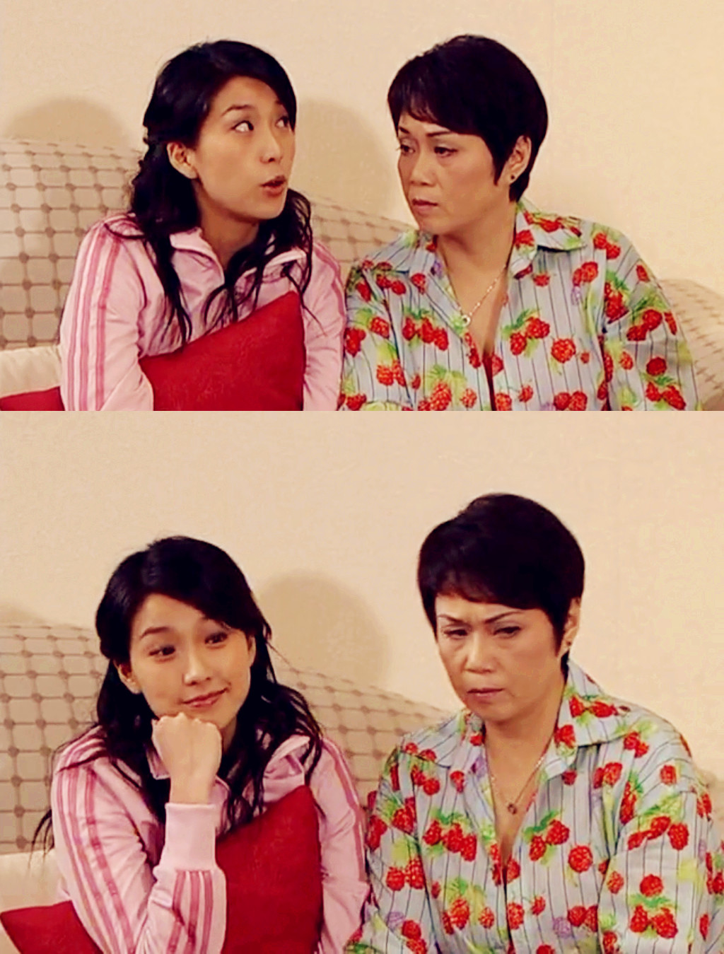 这两母女太搞笑了，这...