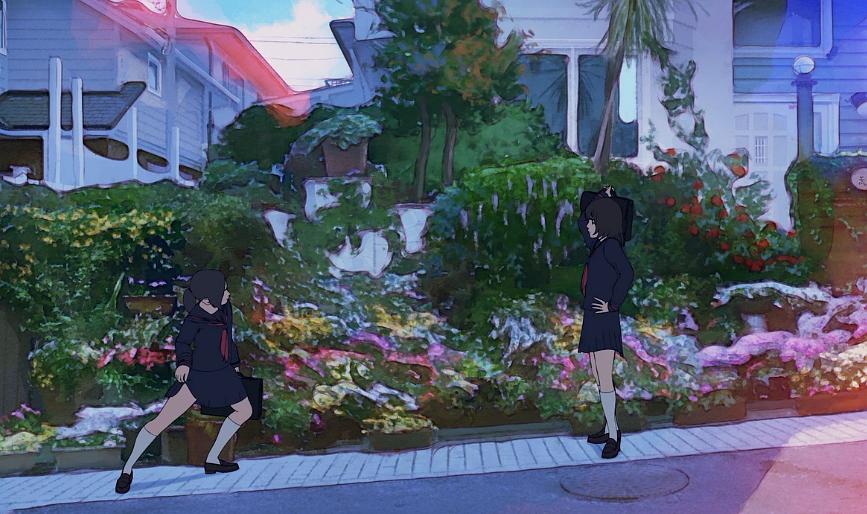 花与爱丽丝还可以跳着...