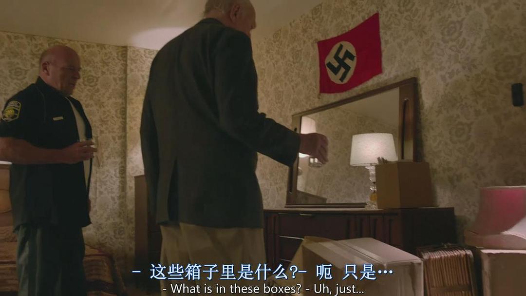 墙上的纳粹标志