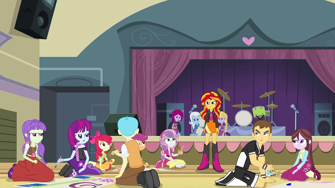 《彩虹小马：小马国女孩之彩虹摇滚》海报第35张图片