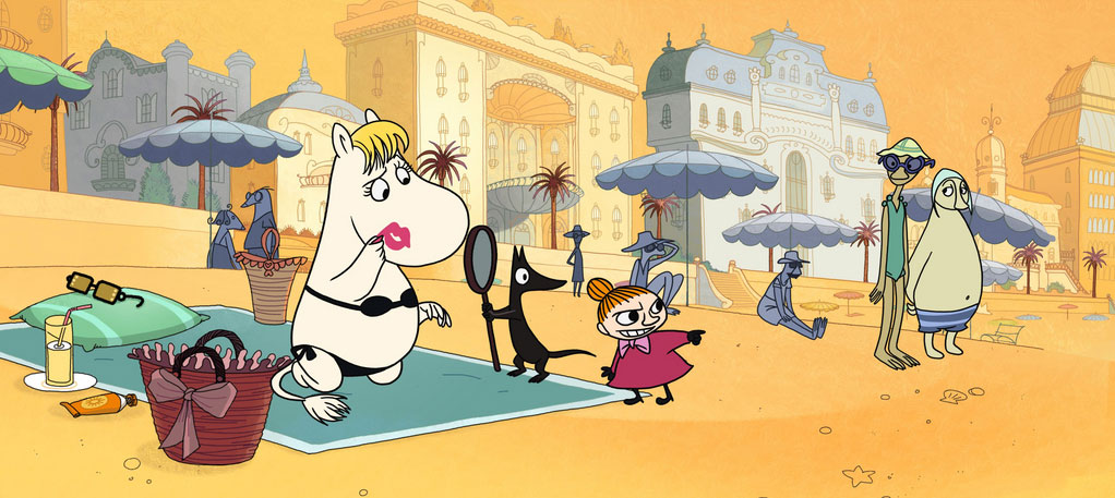 《姆明：漫游蓝湾》海报