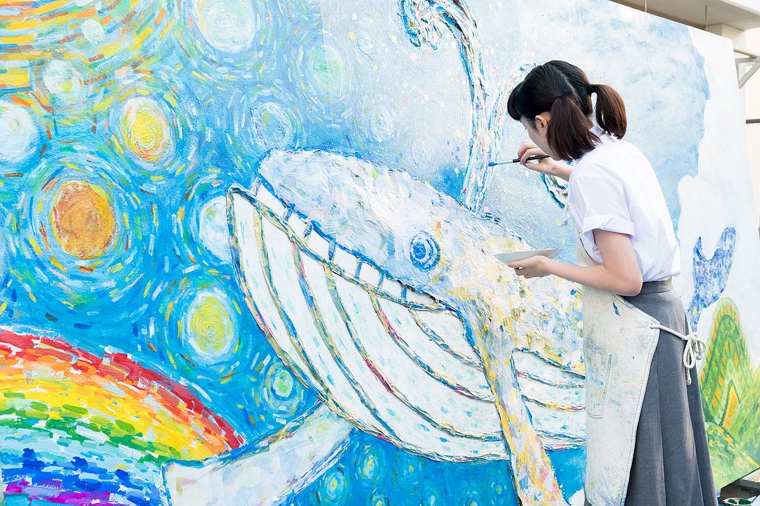 《一半，蓝色》剧照